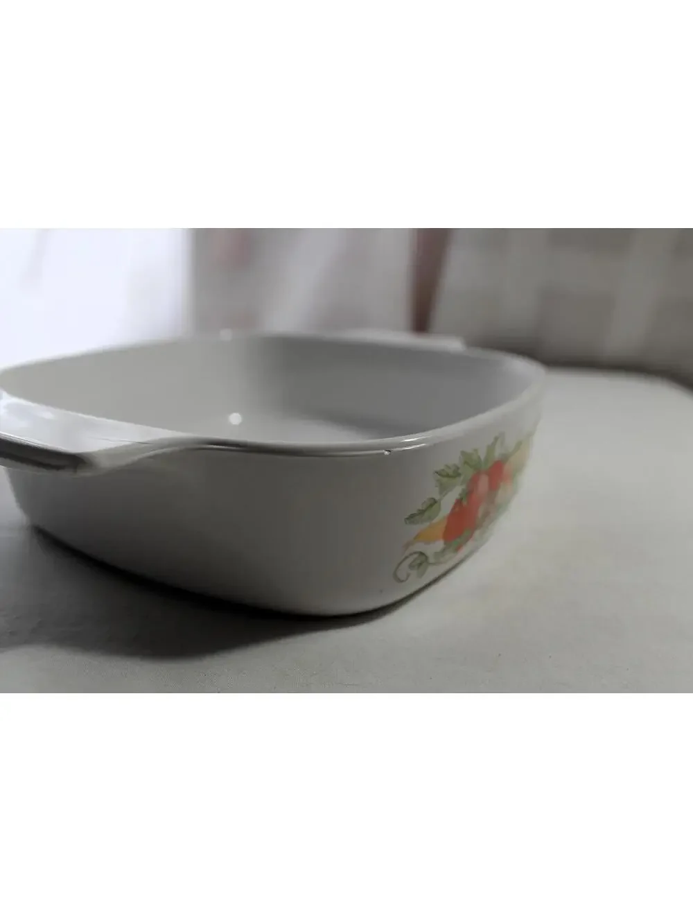 Corning Golden Harvest Pyroceram 1 Liter Casserole Dish, A-1-B, No Lid
